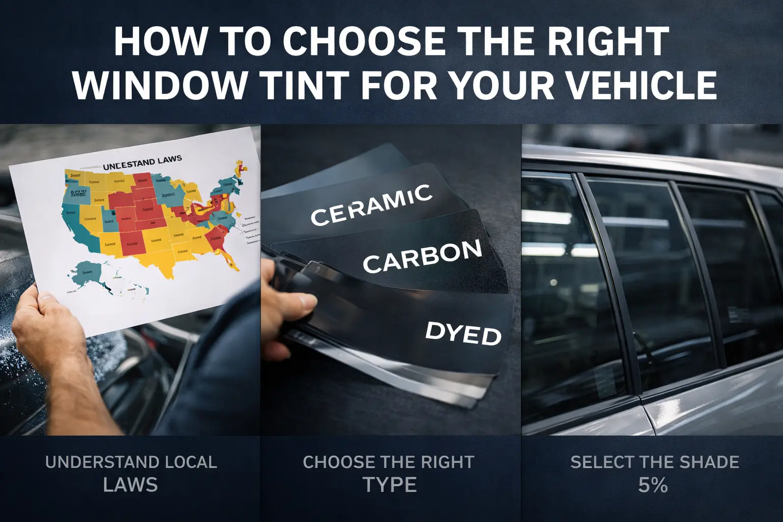 How to Choose the Right Window Tint for Your Vehicle