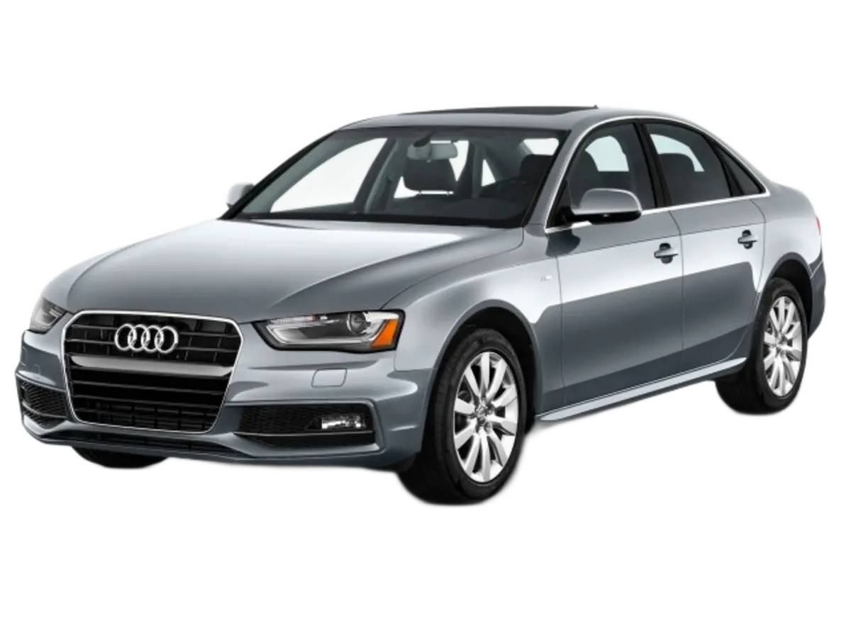 Audi A4 2009-2016 4D Sedan Window Tint Template PDF - Image 1
