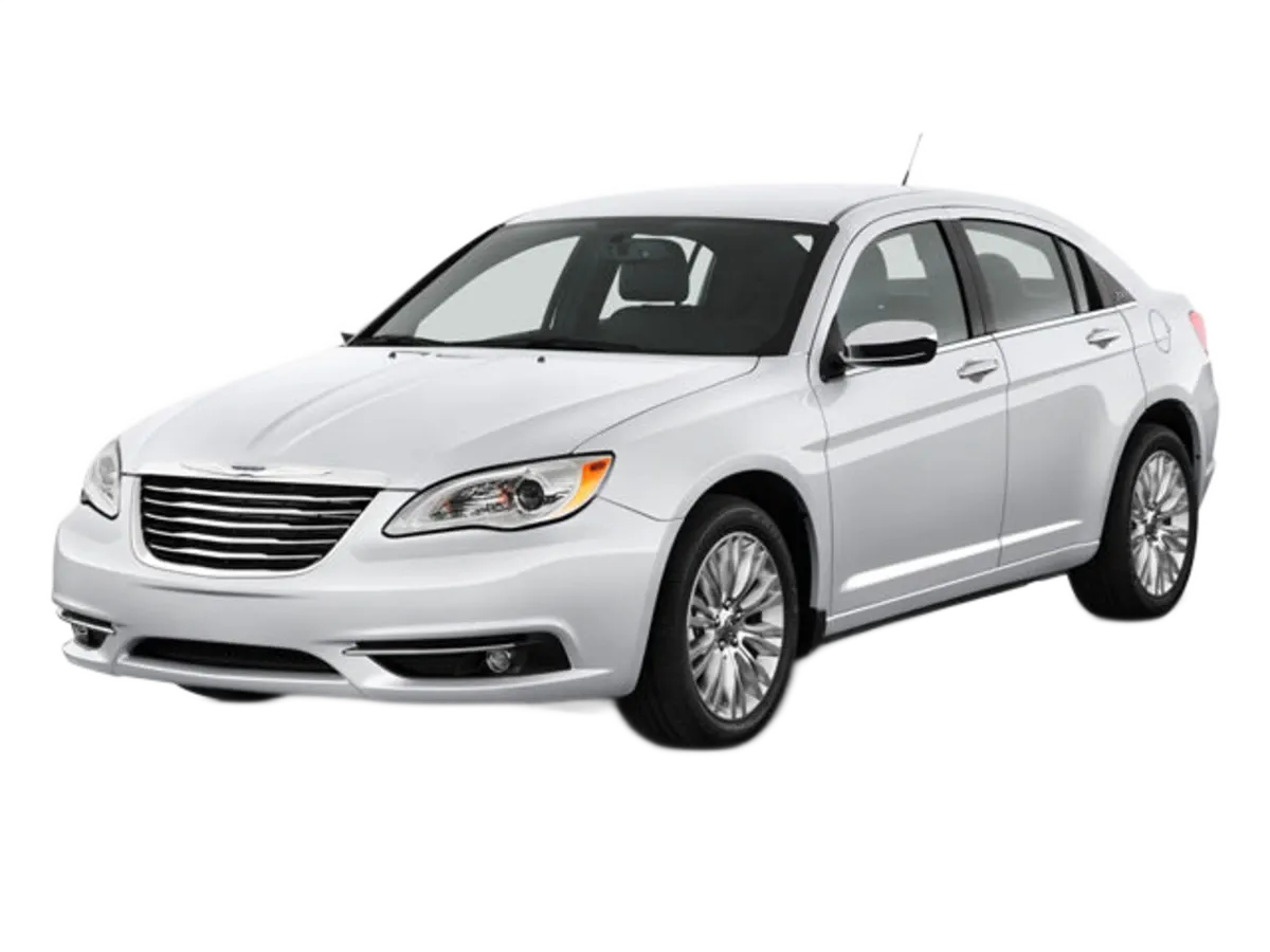 Chrysler 200 2011-2014 4D Sedan Window Tint Template PDF