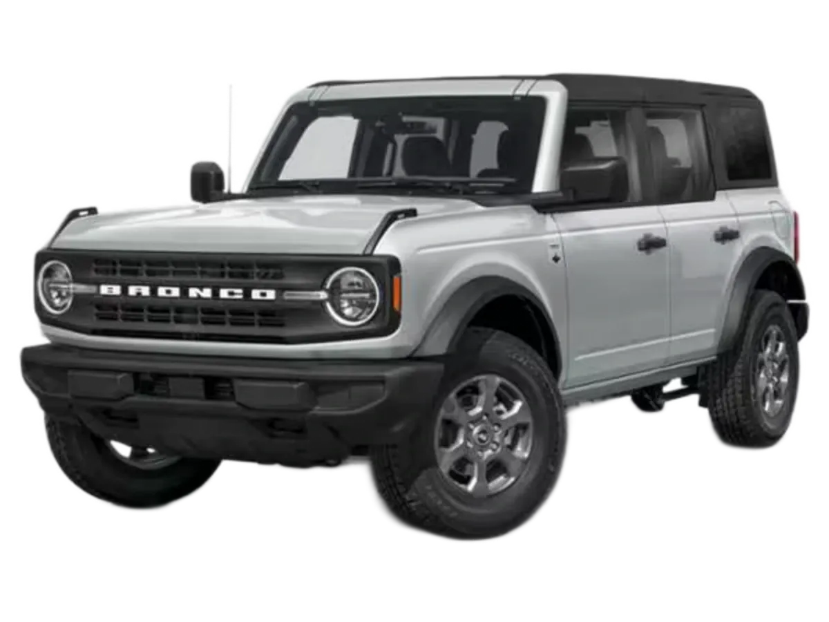 Ford Bronco 2021-2025 4 Door SUV Window Tint Template PDF