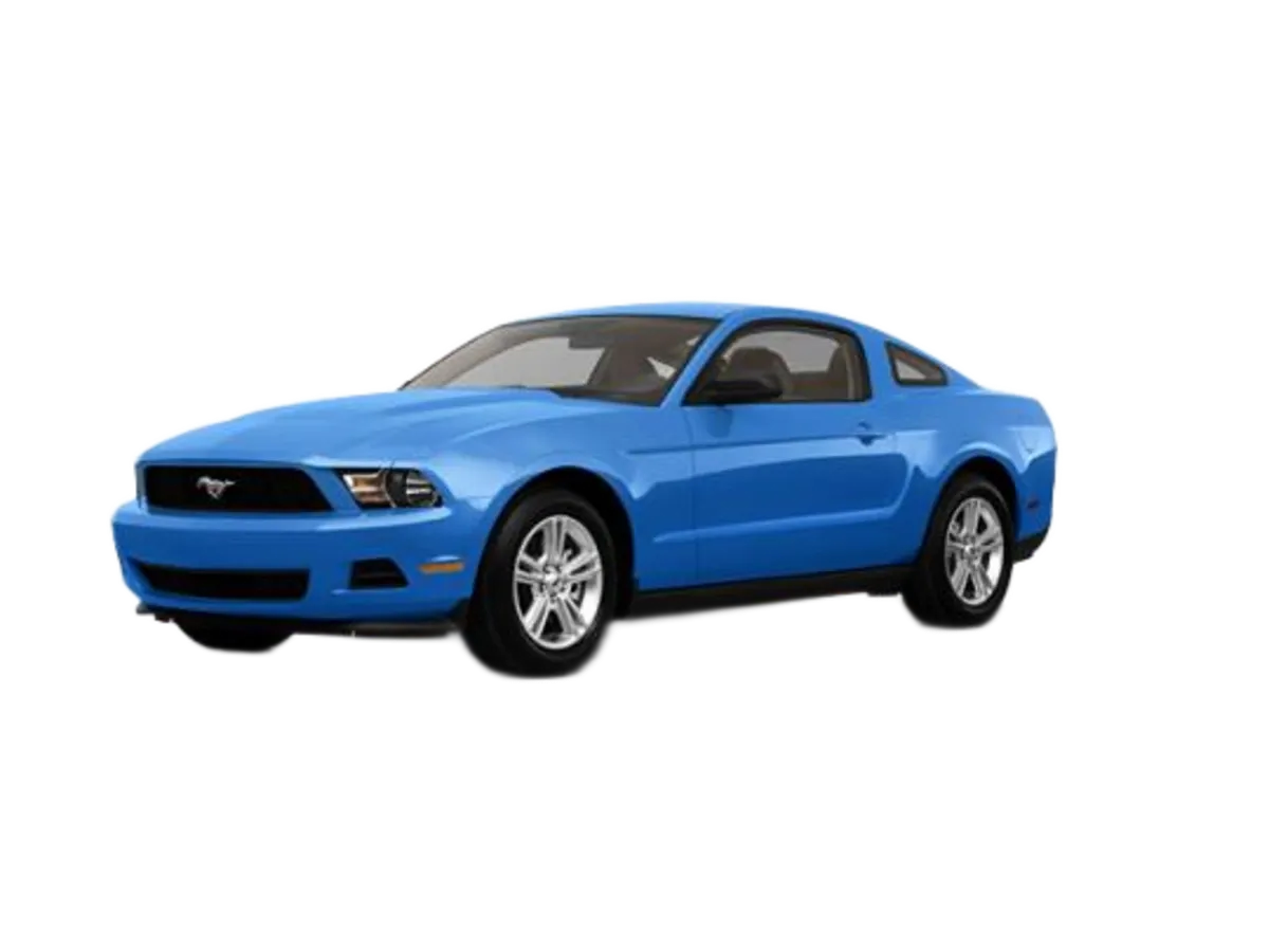 Ford Mustang 2010-2014 2D Coupe Window Tint Template Pack PDF view 1