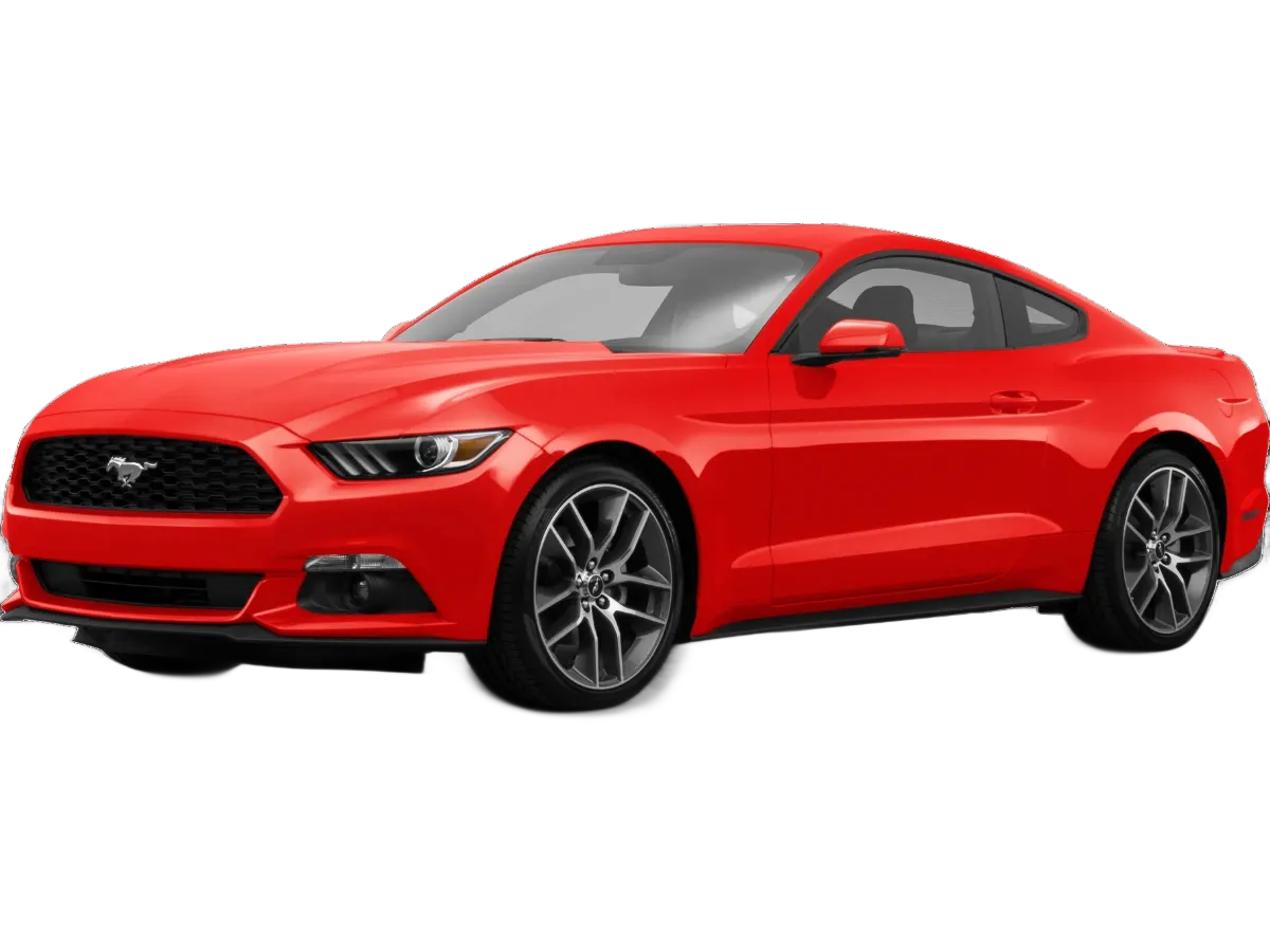 Ford Mustang 2015-2023 2 Door Coupe Window Tint Template PDF