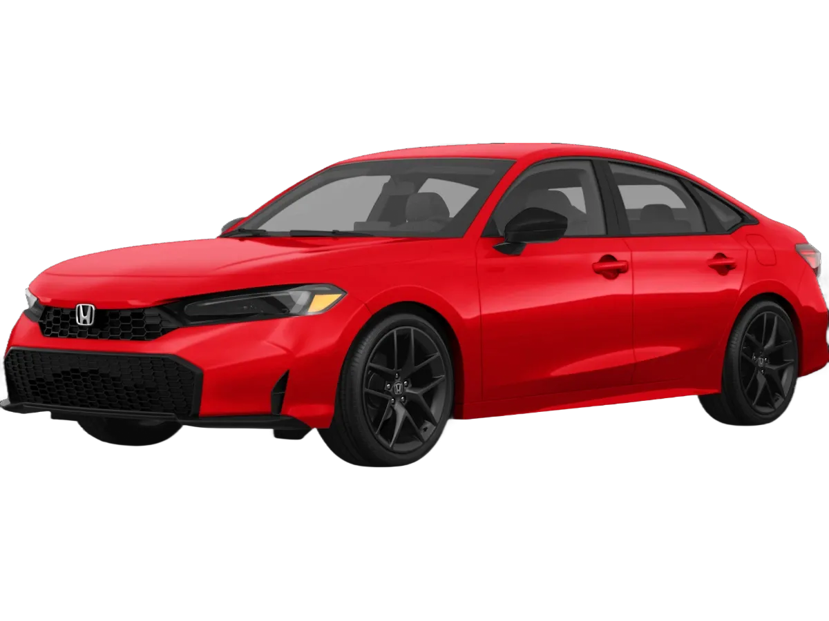 Honda Civic 2022-2026 4D Sedan Window Tint Template PDF