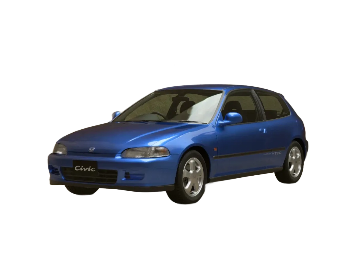 Honda Civic (EG) 1992-1995 2 Door Hatchback Window Tint Template File Pack PDF view 1
