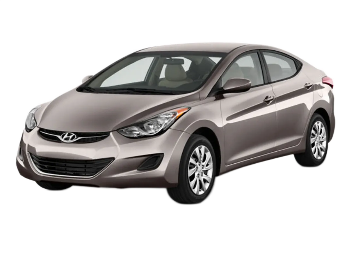 Hyundai Elantra 2011-2016 4D Sedan Window Tint Template PDF