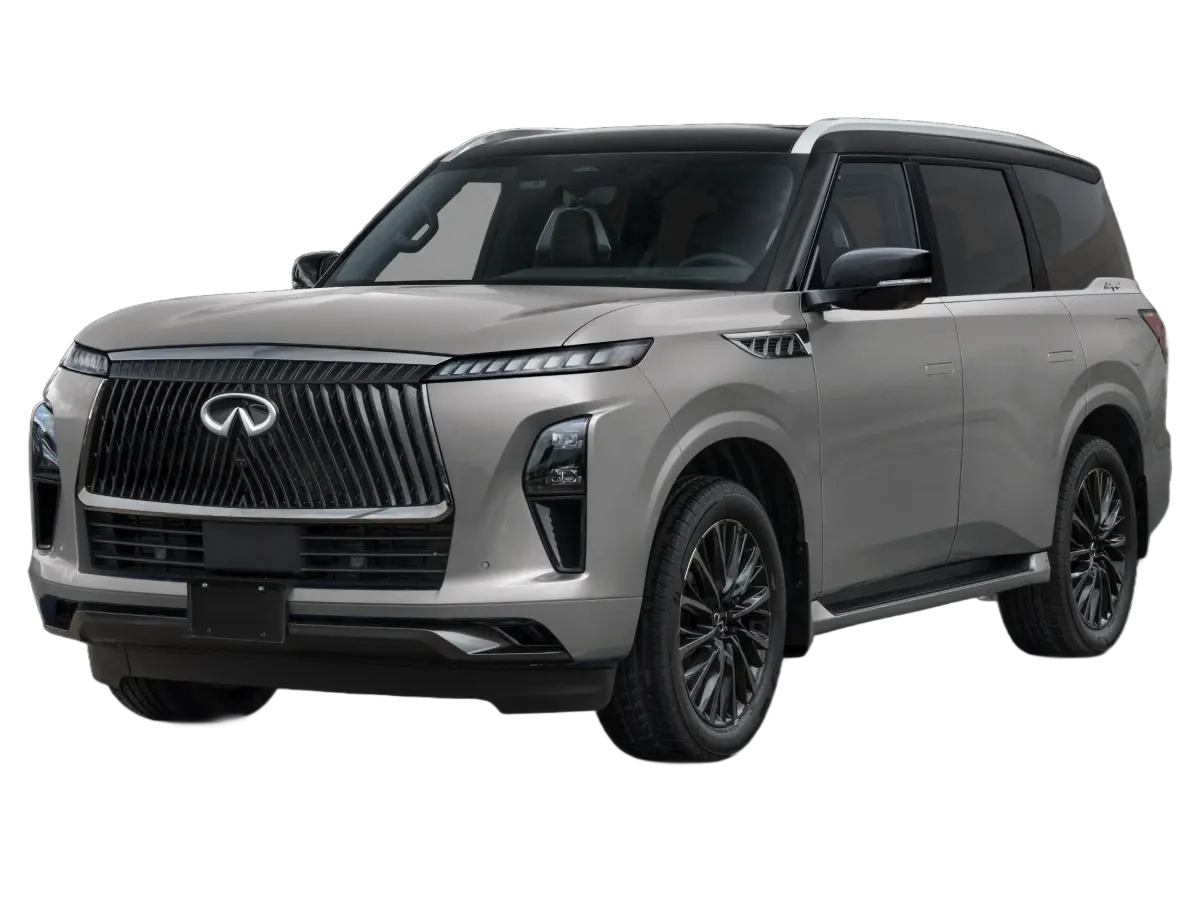 Infiniti QX80 2025-2027 4 Door SUV Window Tint Template pack PDF - Image 1