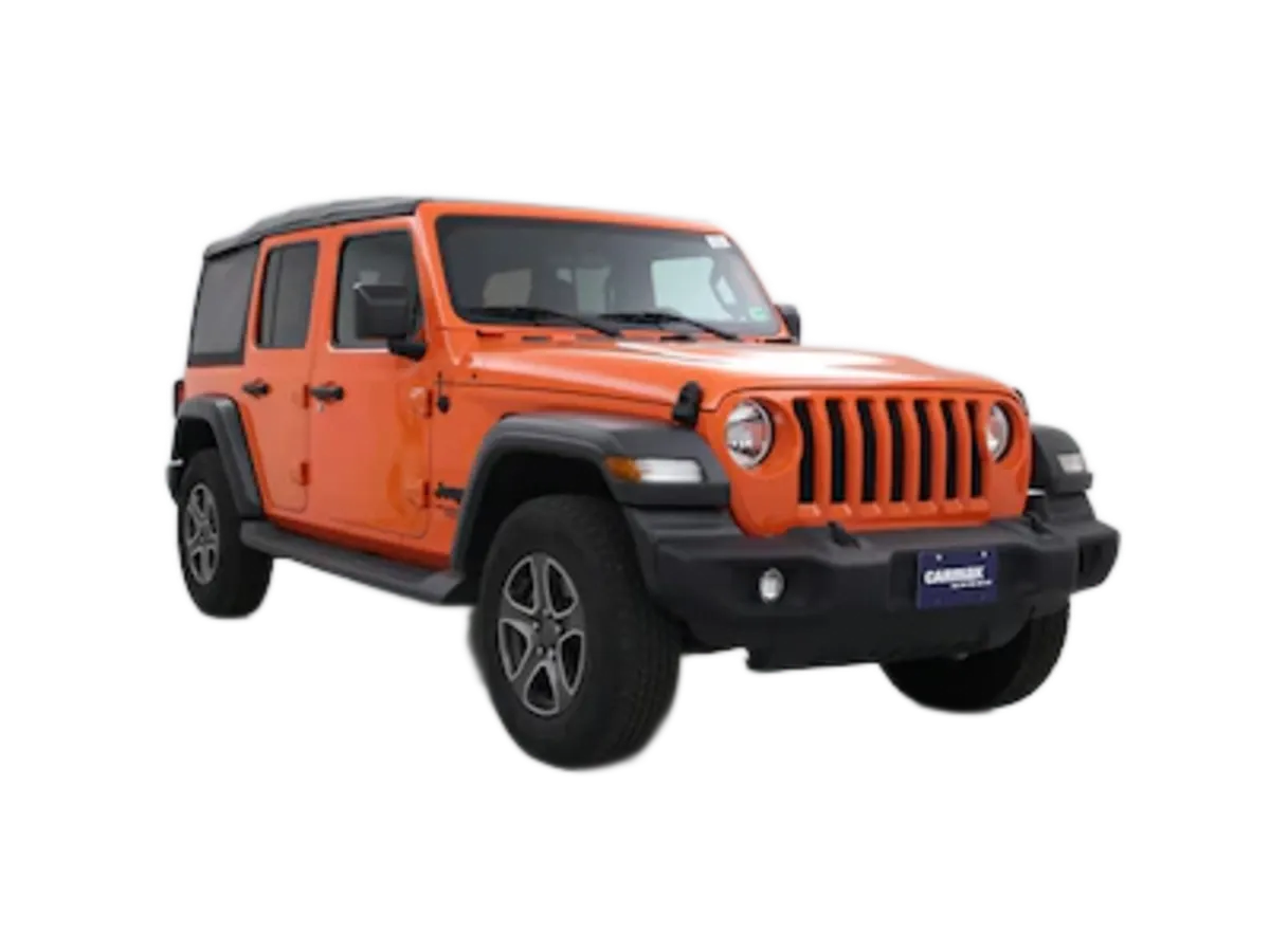 Jeep Wrangler 2018-2025 4D SUV Window Tint Template PDF