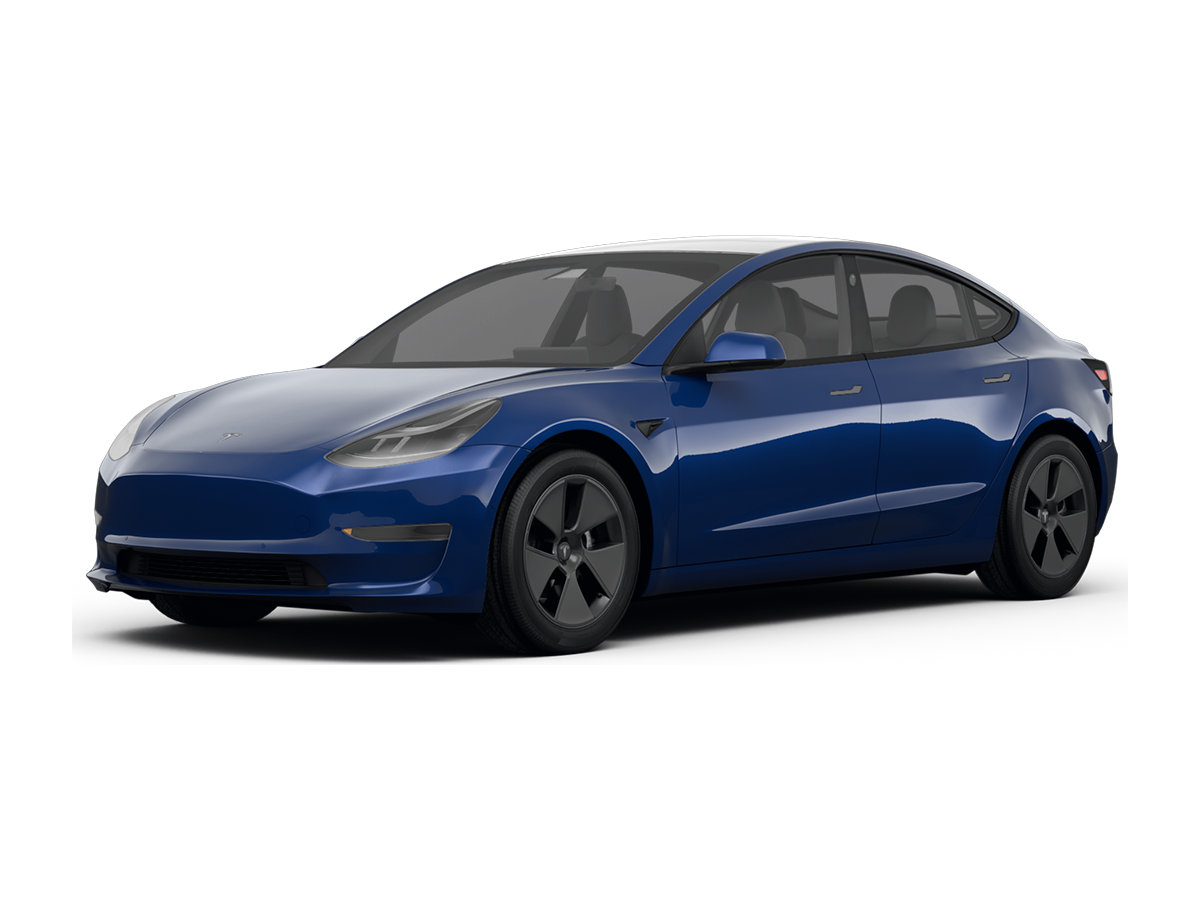 Tesla Model 3 2021-2024 4D Window Tint Template PDF