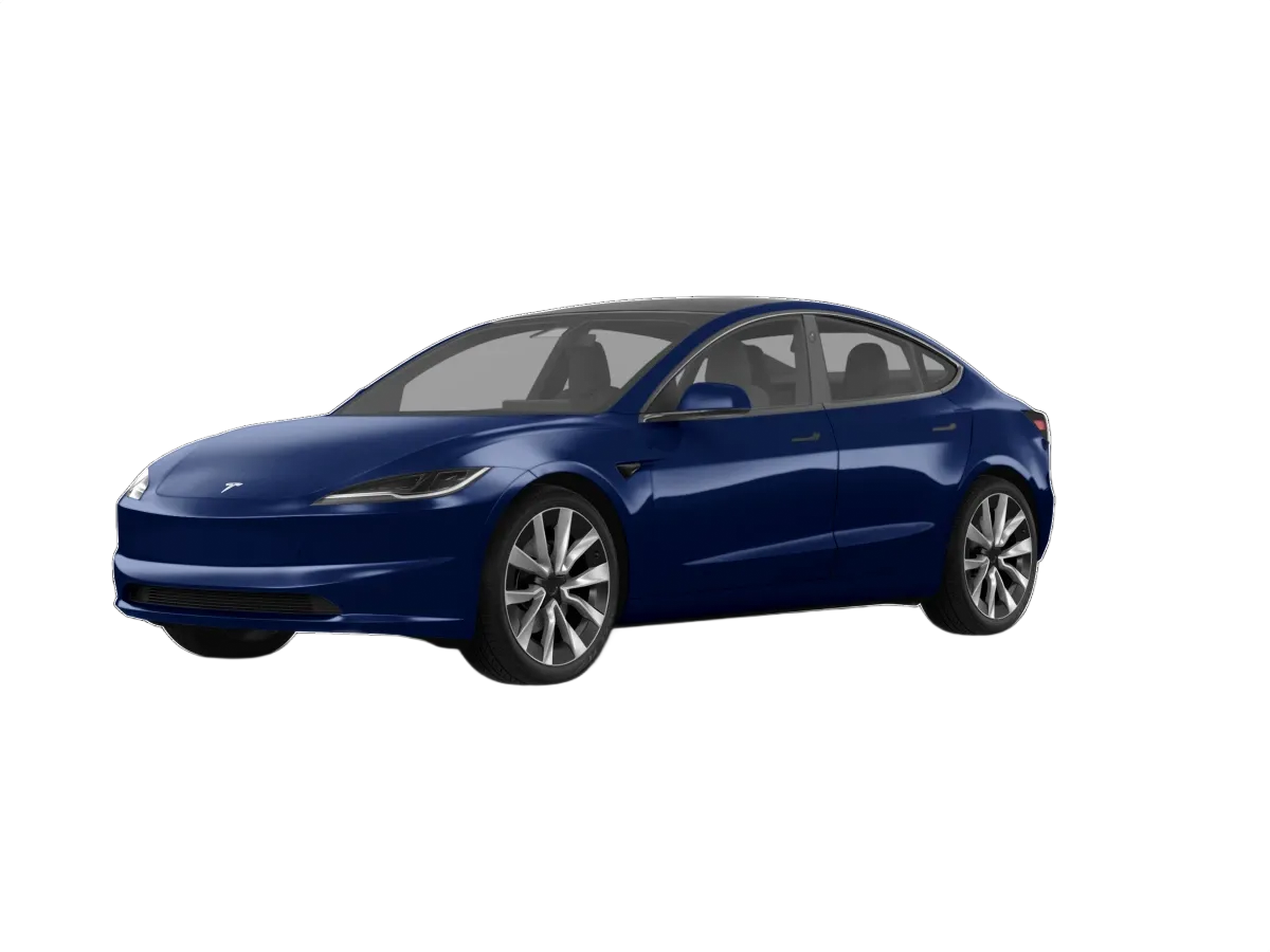 Tesla Model 3 2024-2025 4D Sedan Window Tint Template PDF
