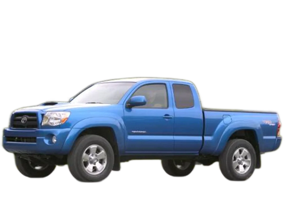 Toyota Tacoma 2005-2015 EXT Window Tint Template PDF